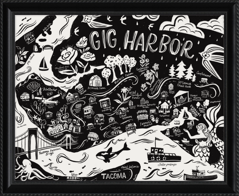Map - Gig Harbor (in black)