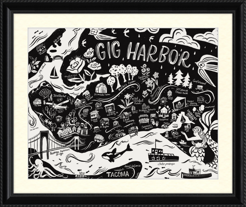 Map - Gig Harbor (in black)
