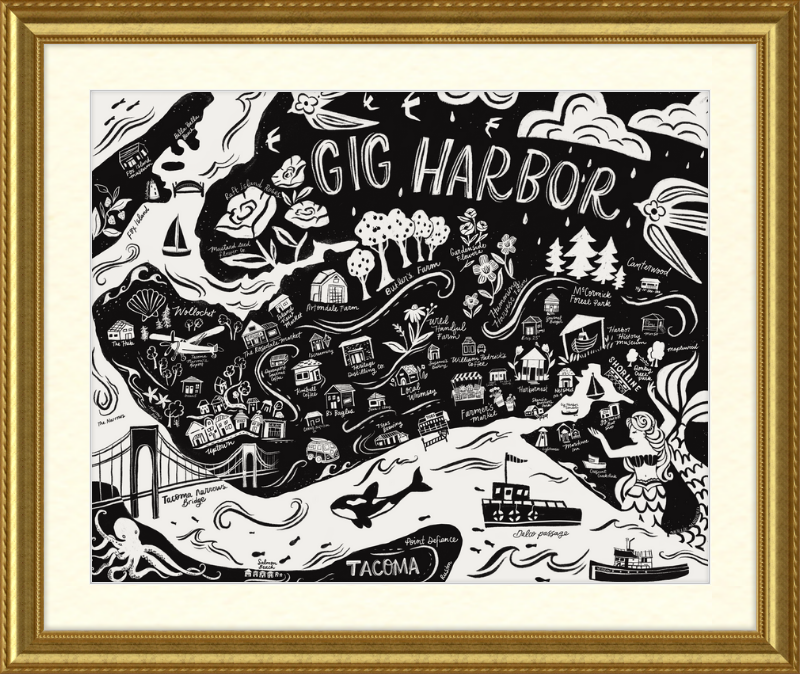 Map - Gig Harbor (in black)