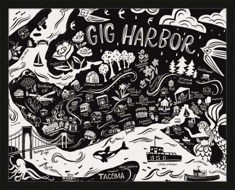 Map - Gig Harbor (in black)
