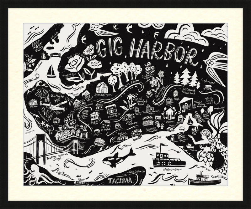 Map - Gig Harbor (in black)