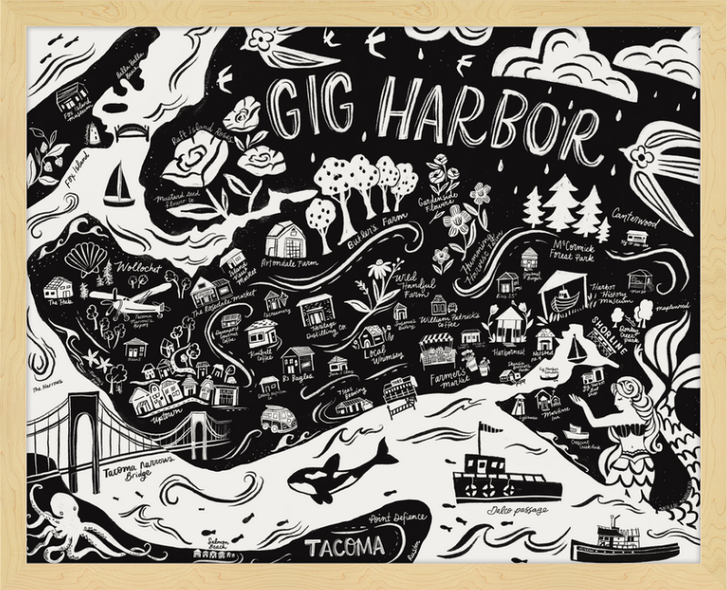 Map - Gig Harbor (in black)