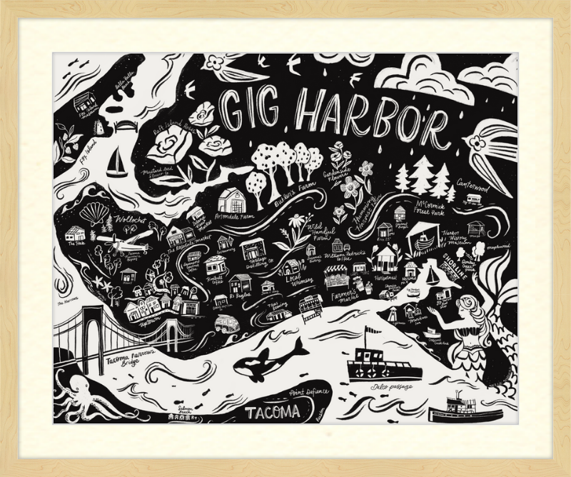 Map - Gig Harbor (in black)