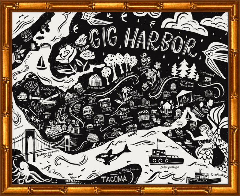 Map - Gig Harbor (in black)