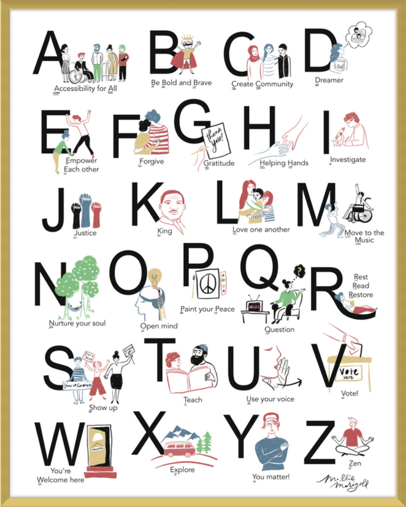 ABC's of Life - Black Lettering