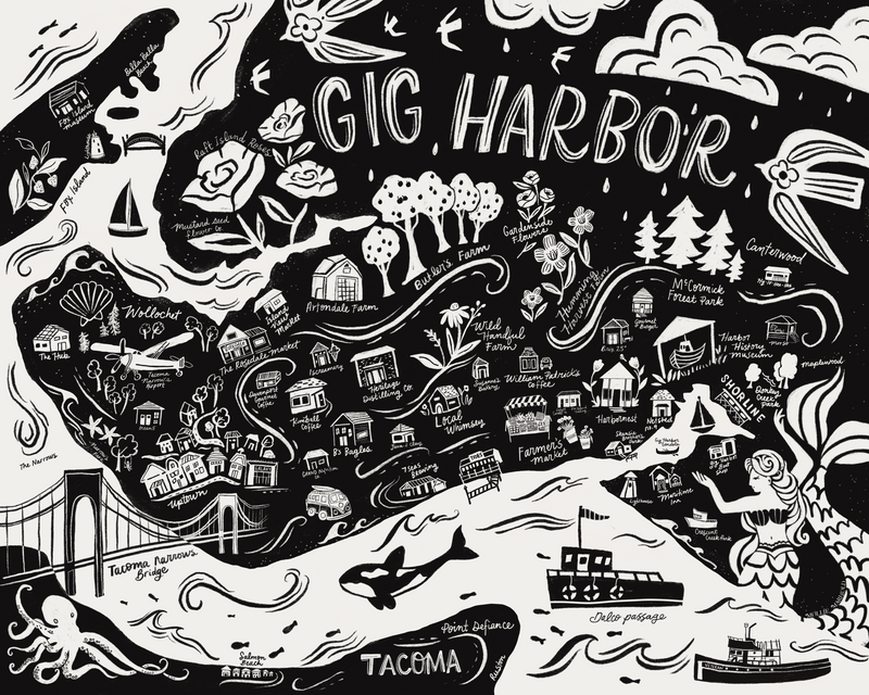 Map - Gig Harbor (in black)