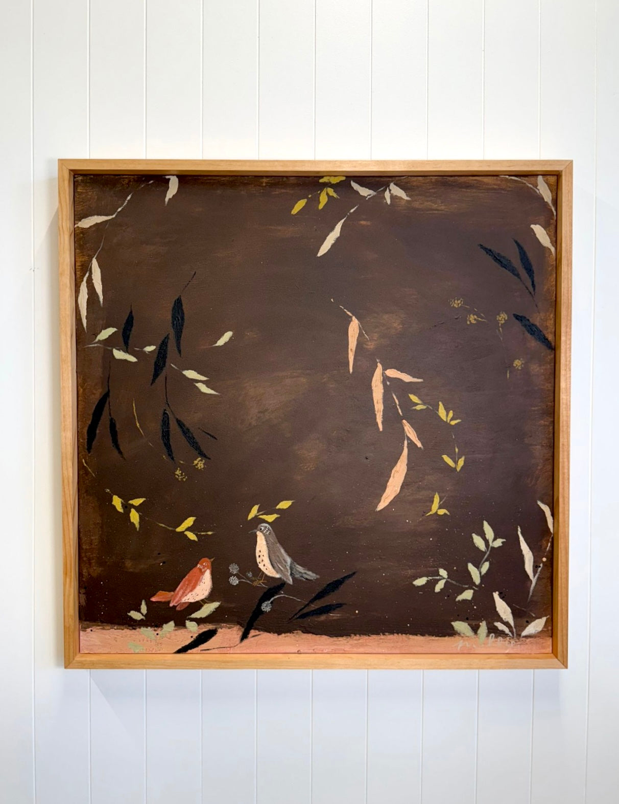 Nested in Brown (Original 36"x36")