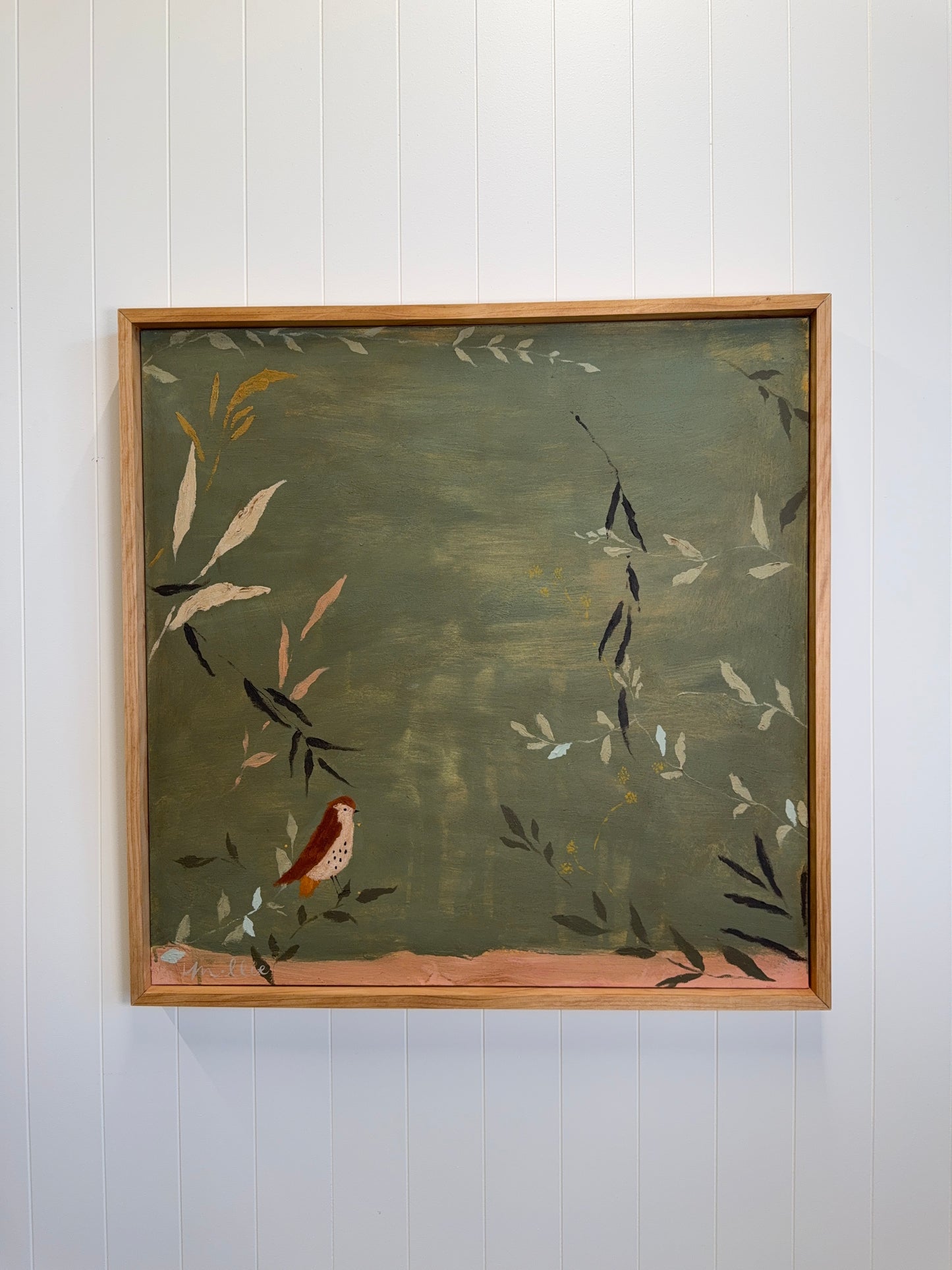 Nested in Green (Original 36"x36")