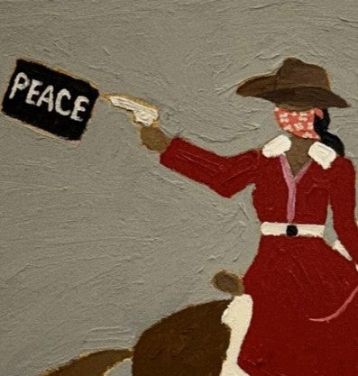 A Piece of Peace (Original 36"x24")