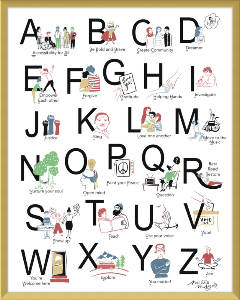 ABC's of Life - Black Lettering