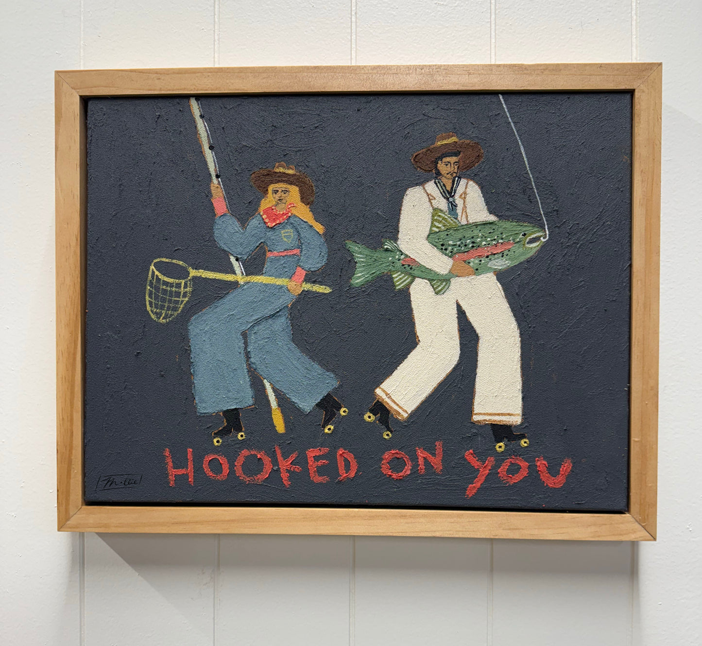 Hooked on You (Original 16" x 12")