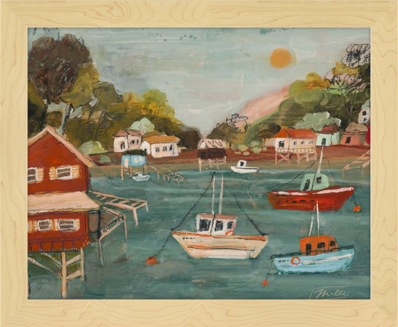 La pequeña casa azul