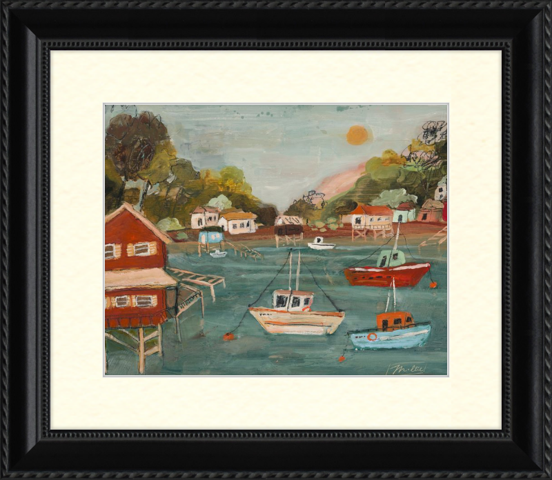 La pequeña casa azul