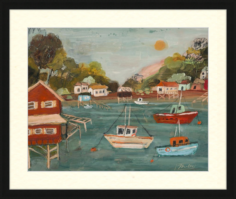 La pequeña casa azul