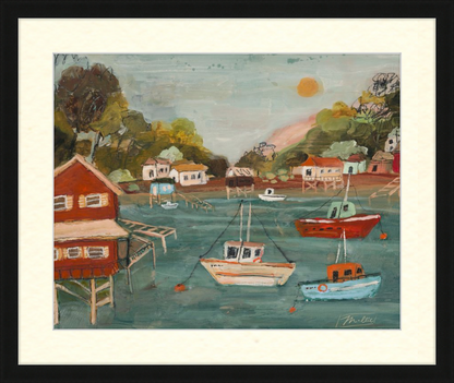 La pequeña casa azul