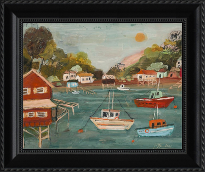 La pequeña casa azul