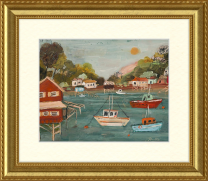 La pequeña casa azul