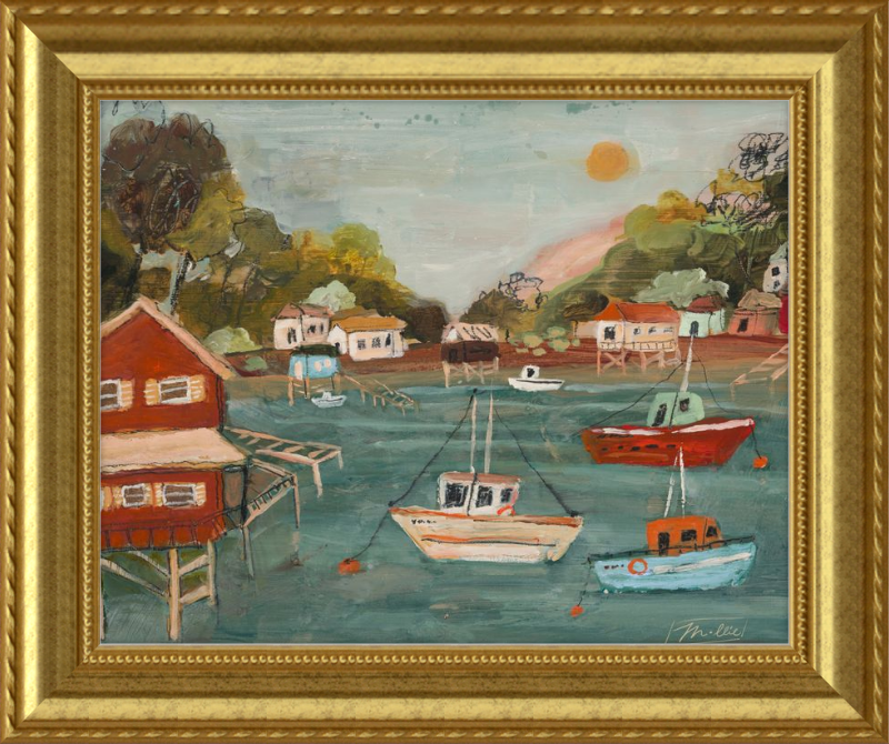 La pequeña casa azul