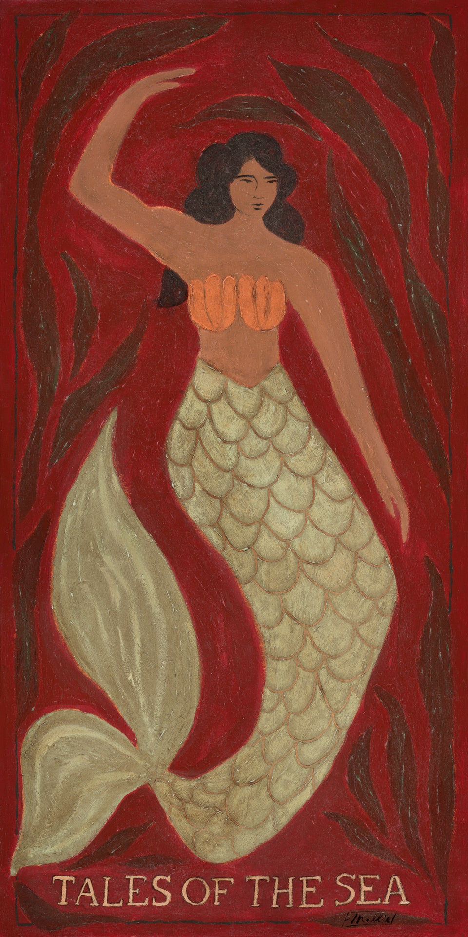 Mermaid in Red