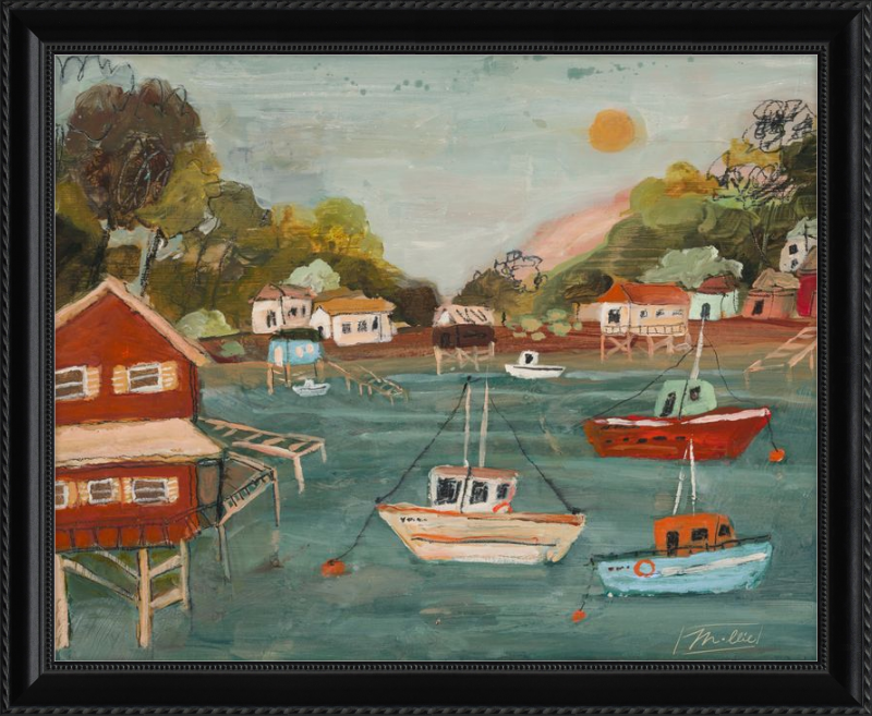 La pequeña casa azul