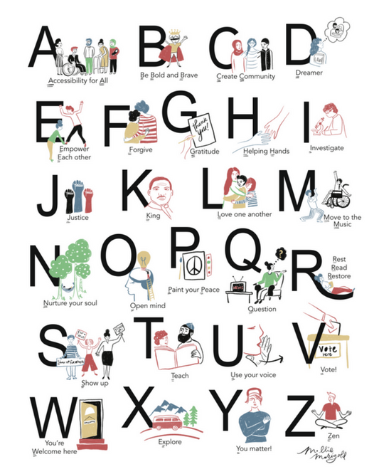 ABC's of Life - Black Lettering