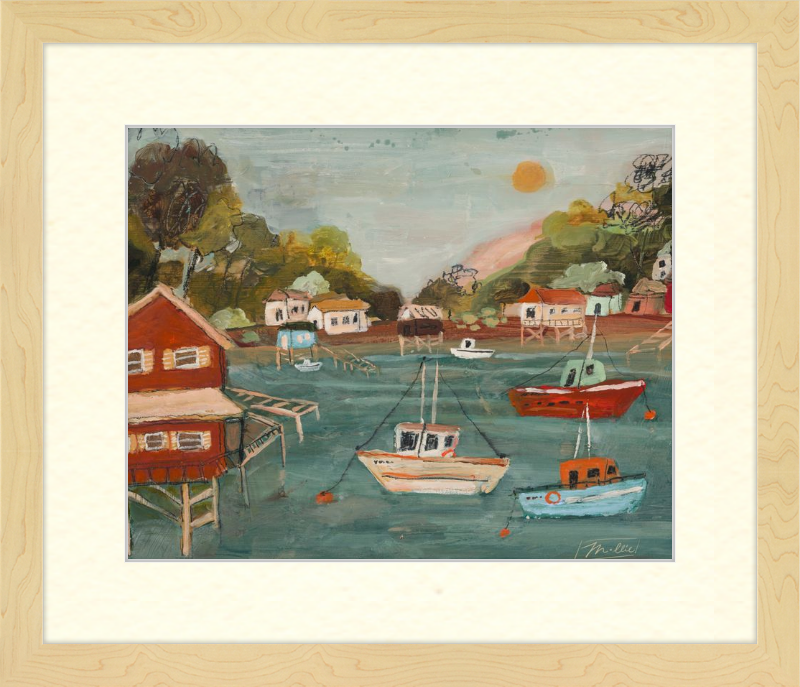 La pequeña casa azul