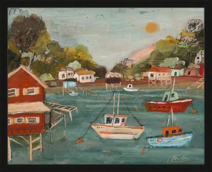 La pequeña casa azul