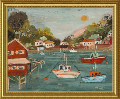 La pequeña casa azul