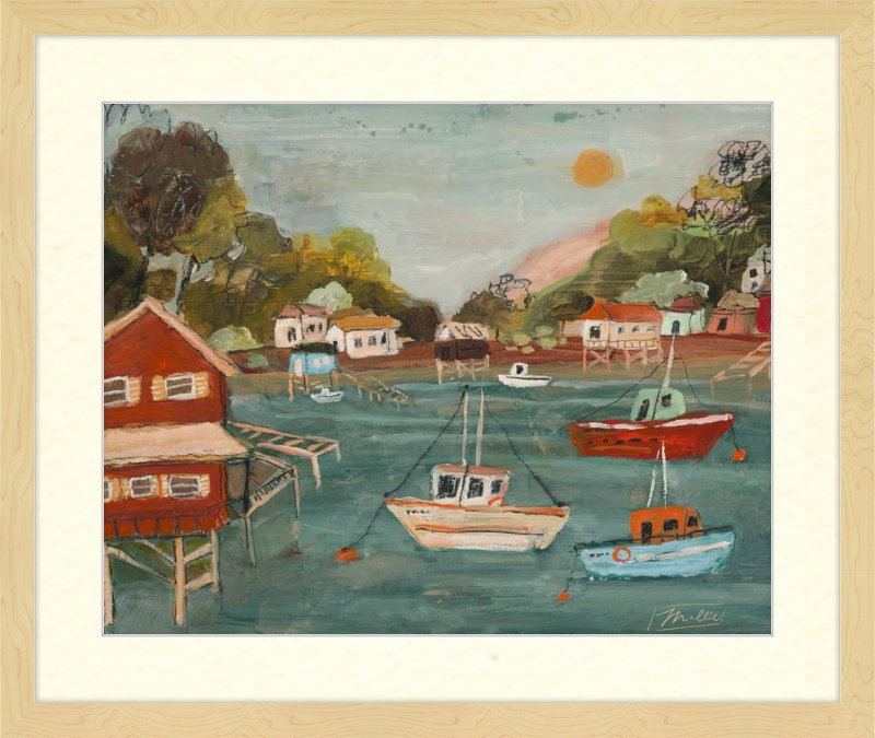 La pequeña casa azul