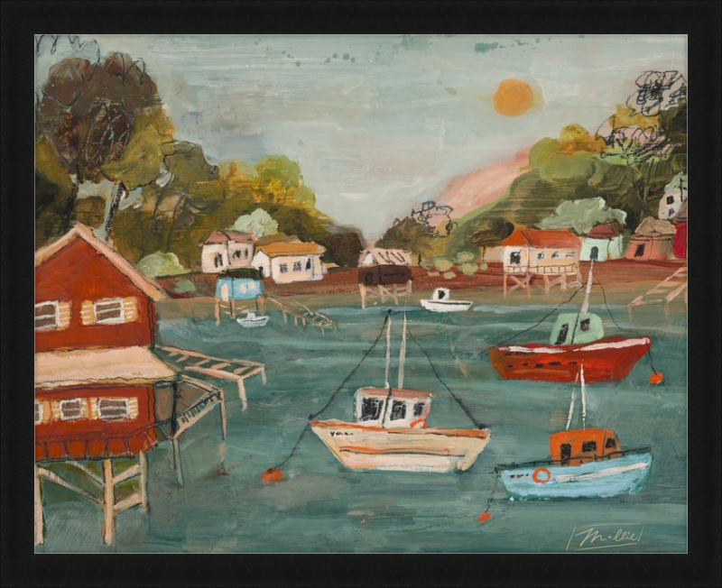 La pequeña casa azul