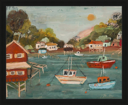 La pequeña casa azul