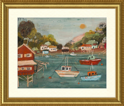 La pequeña casa azul