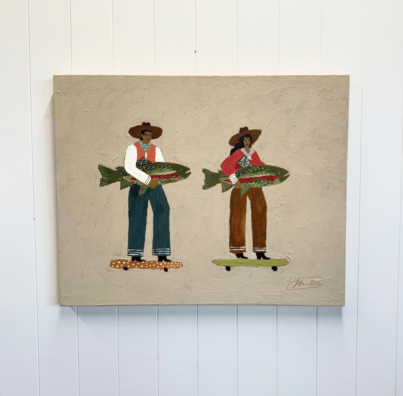 Bait and Skate (Original 30"x24")