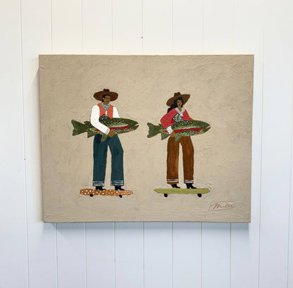 Bait and Skate (Original 30"x24")