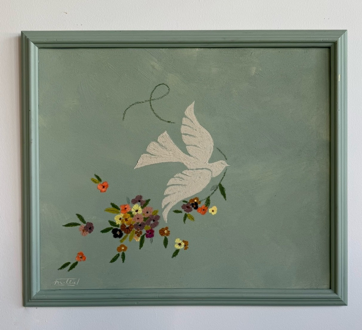 Rise Above the Rain (Original 26.5" x 22" )