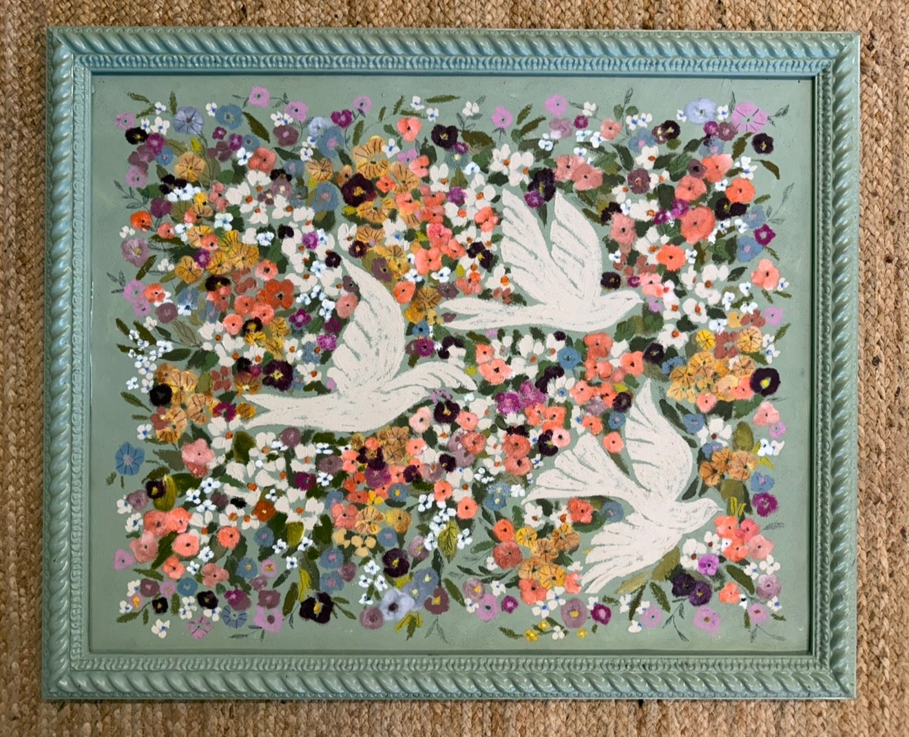 Freedom to Be (Original on paper, 31.5" x 25.75" )