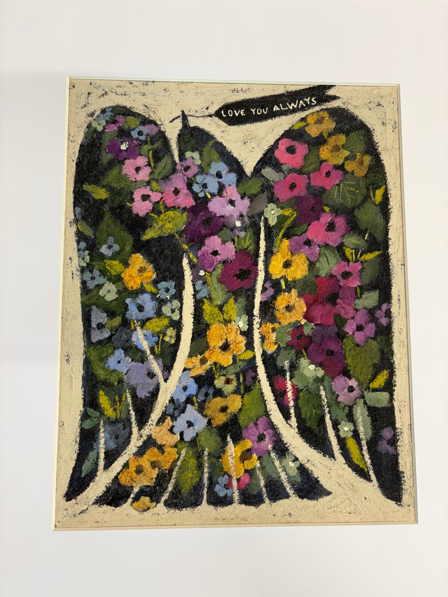 Love You Always (Original on claybord, 11" x 14" )