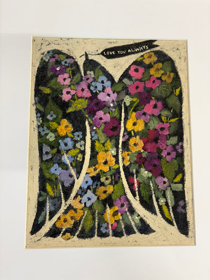 Love You Always (Original on claybord, 11" x 14" )