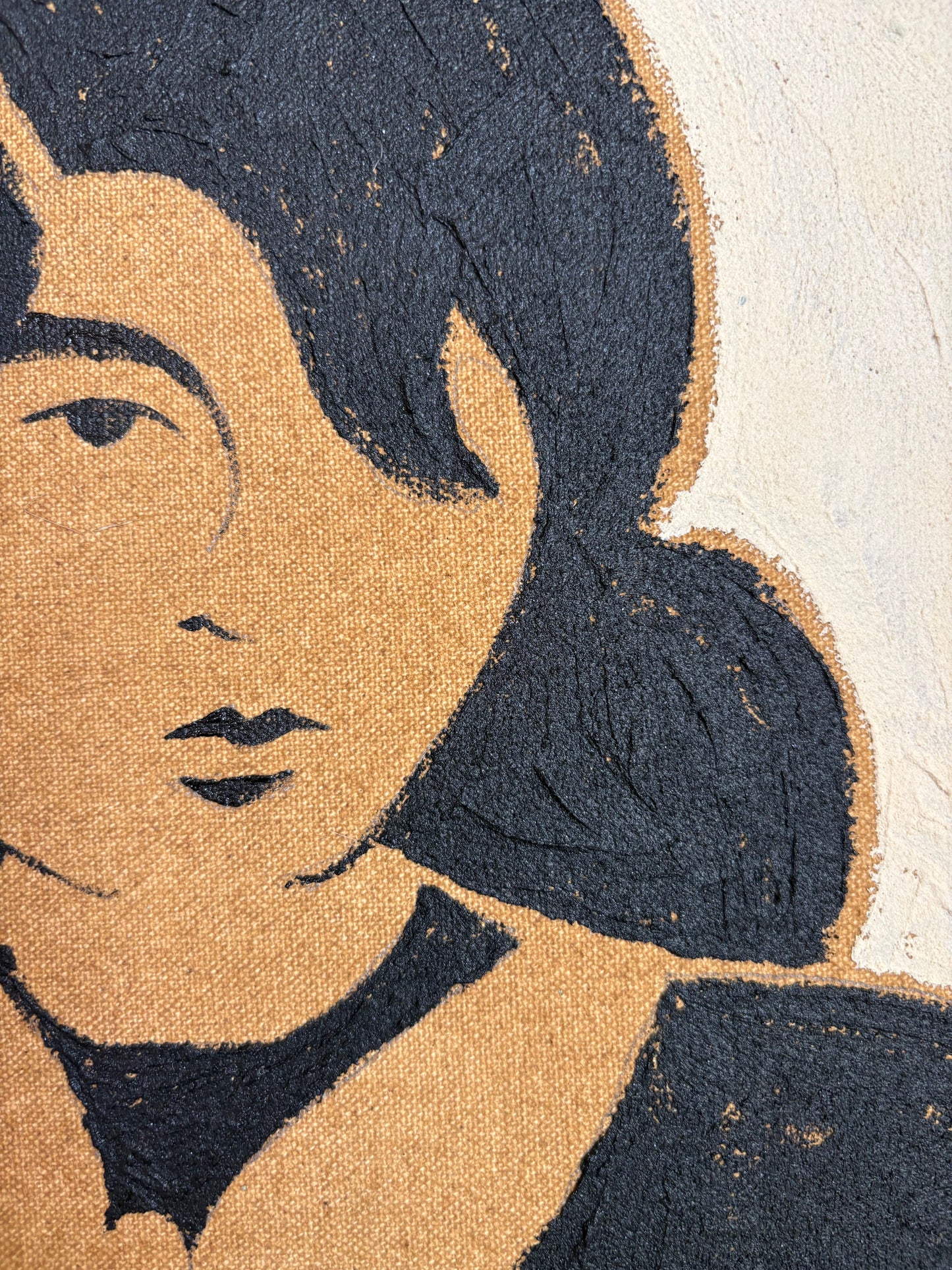 Lounging Lady (Original on canvas, 36" x 24")