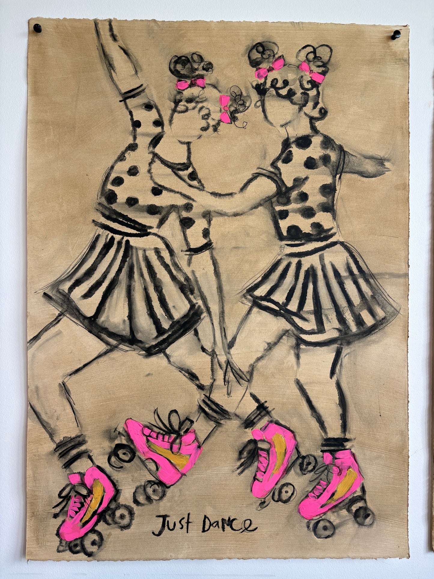 Just Dance I & II (Two originals on paper, 29.5" x 41.5" )