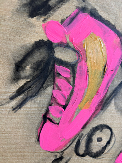 Just Dance I & II (Two originals on paper, 29.5" x 41.5" )