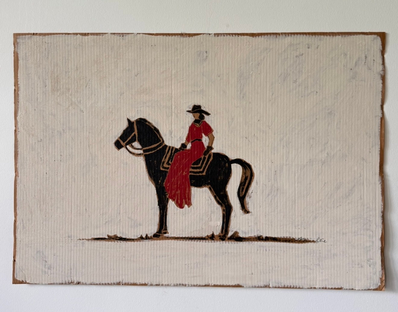 Into the Night She Goes (Original 39.25" x 27")