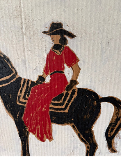 Into the Night She Goes (Original 39.25" x 27")