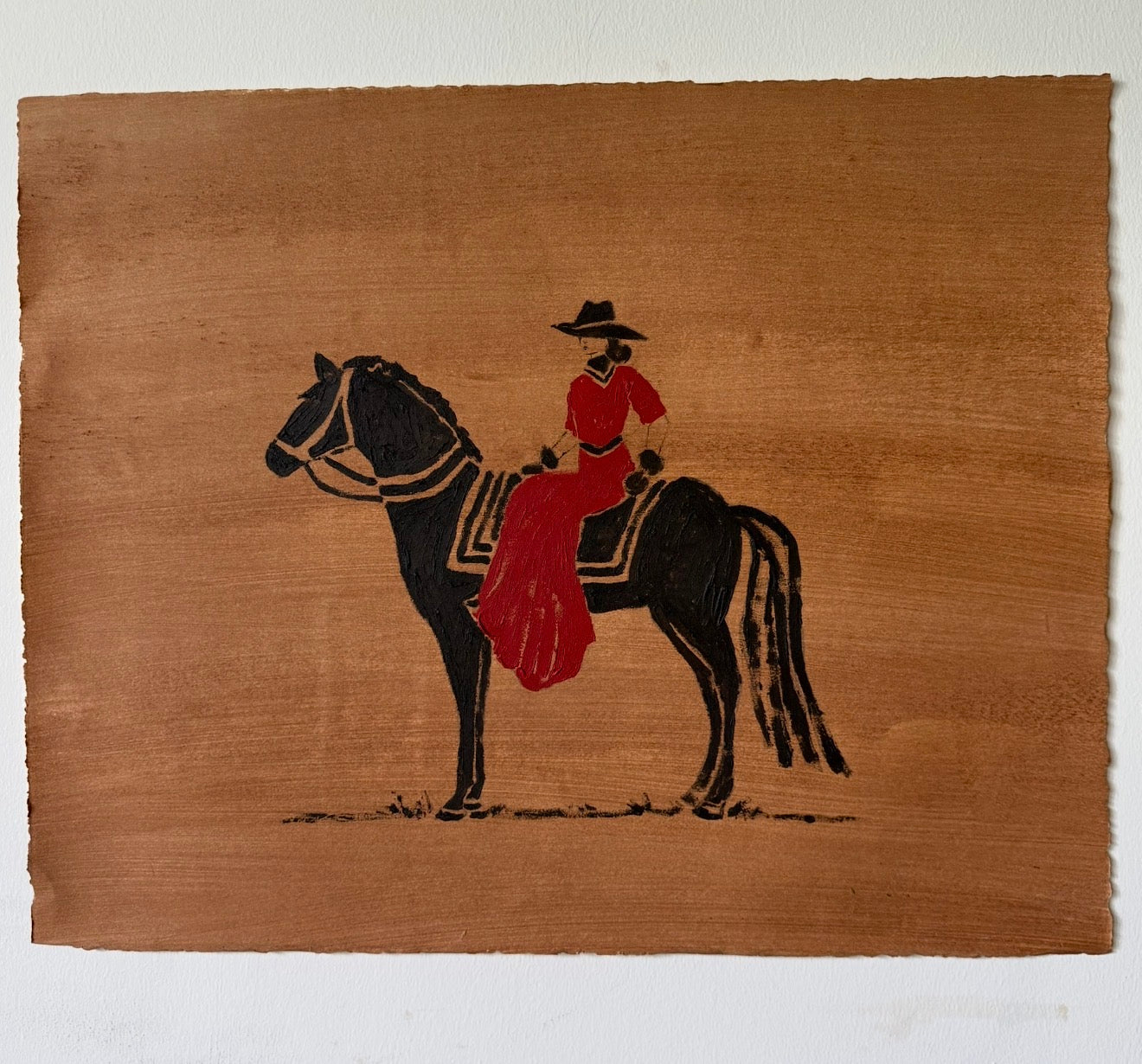 Lady Lightning (Original 28" x 22.5")