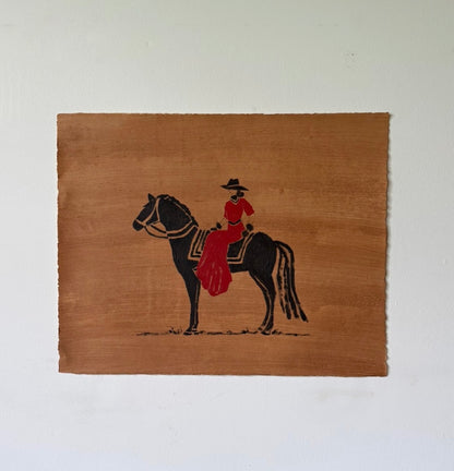 Lady Lightning (Original 28" x 22.5")