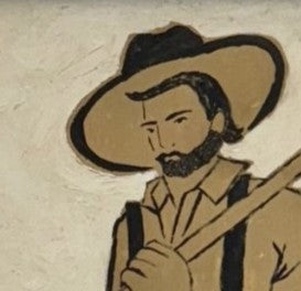 Ma and Pa Axe (Set of 2 Originals, 26"x50" each)