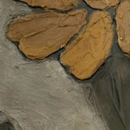 Marigold in Grey (Original 24" x 36")