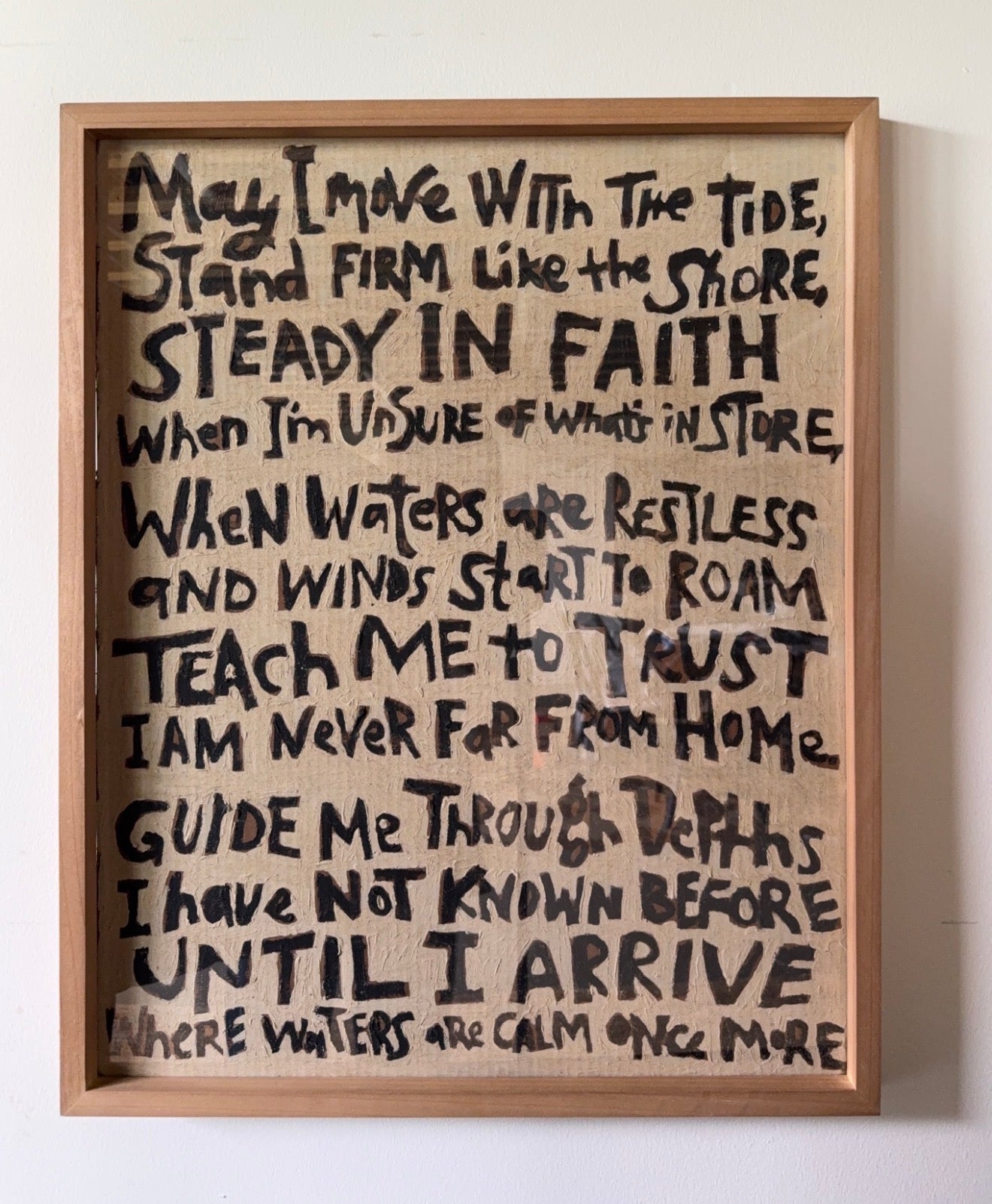 May I Move (Original 18" x 24")