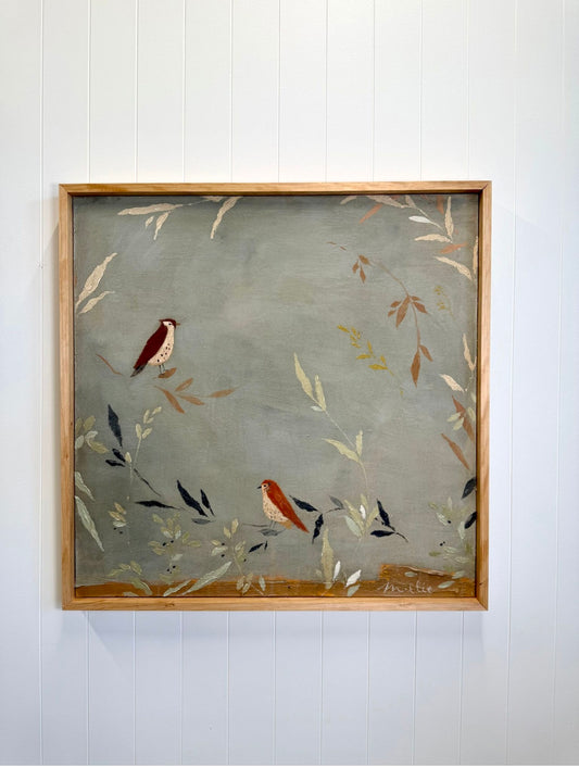 Nested in Blue (Original 36"x36")