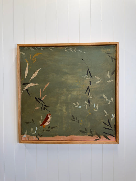 Nested in Green (Original 36"x36")